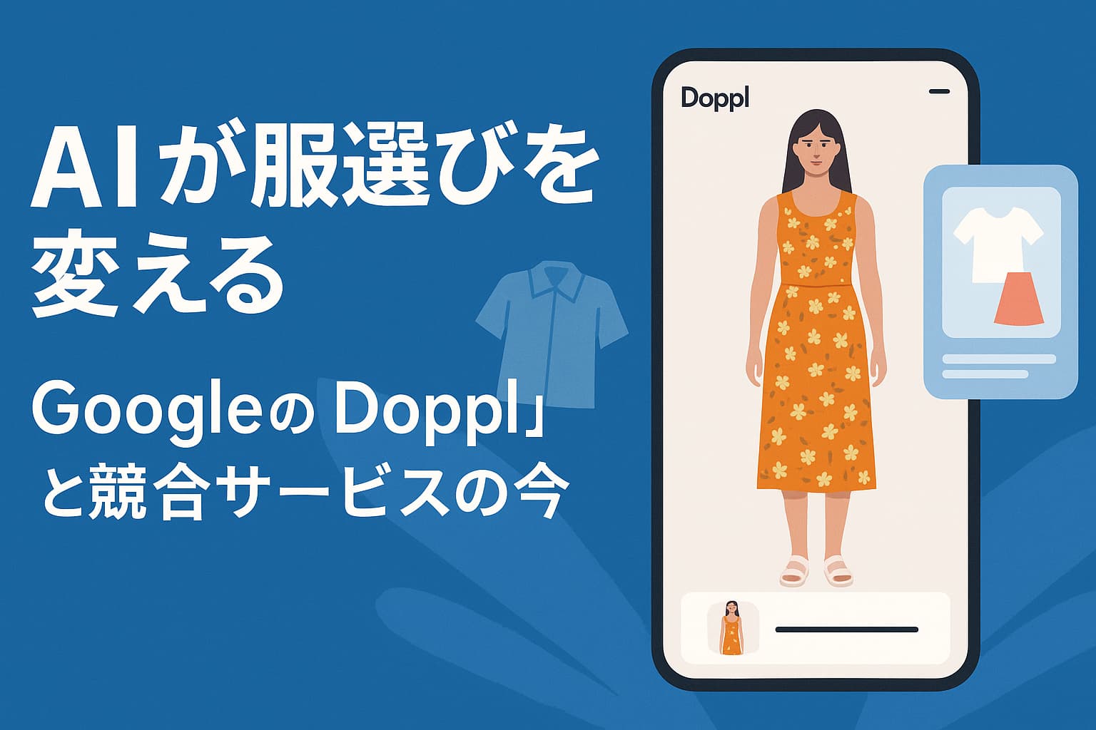 AIが服選びを変える──Googleの「Doppl」と競合サービスの今