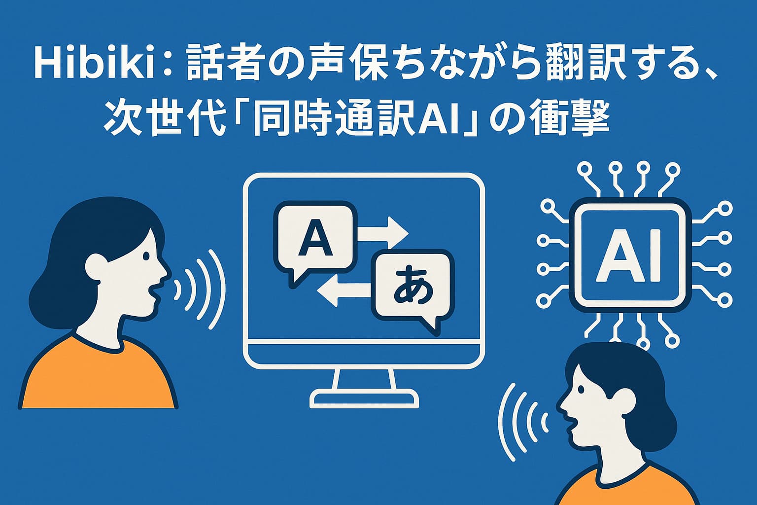 Hibiki：話者の声を保ちながら翻訳する、次世代「同時通訳AI」の衝撃