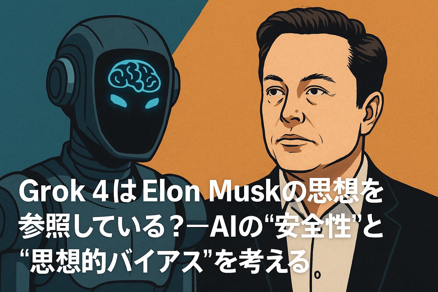 Grok 4はElon Muskの思想を参照している？──AIの“安全性”と“思想的バイアス”を考える