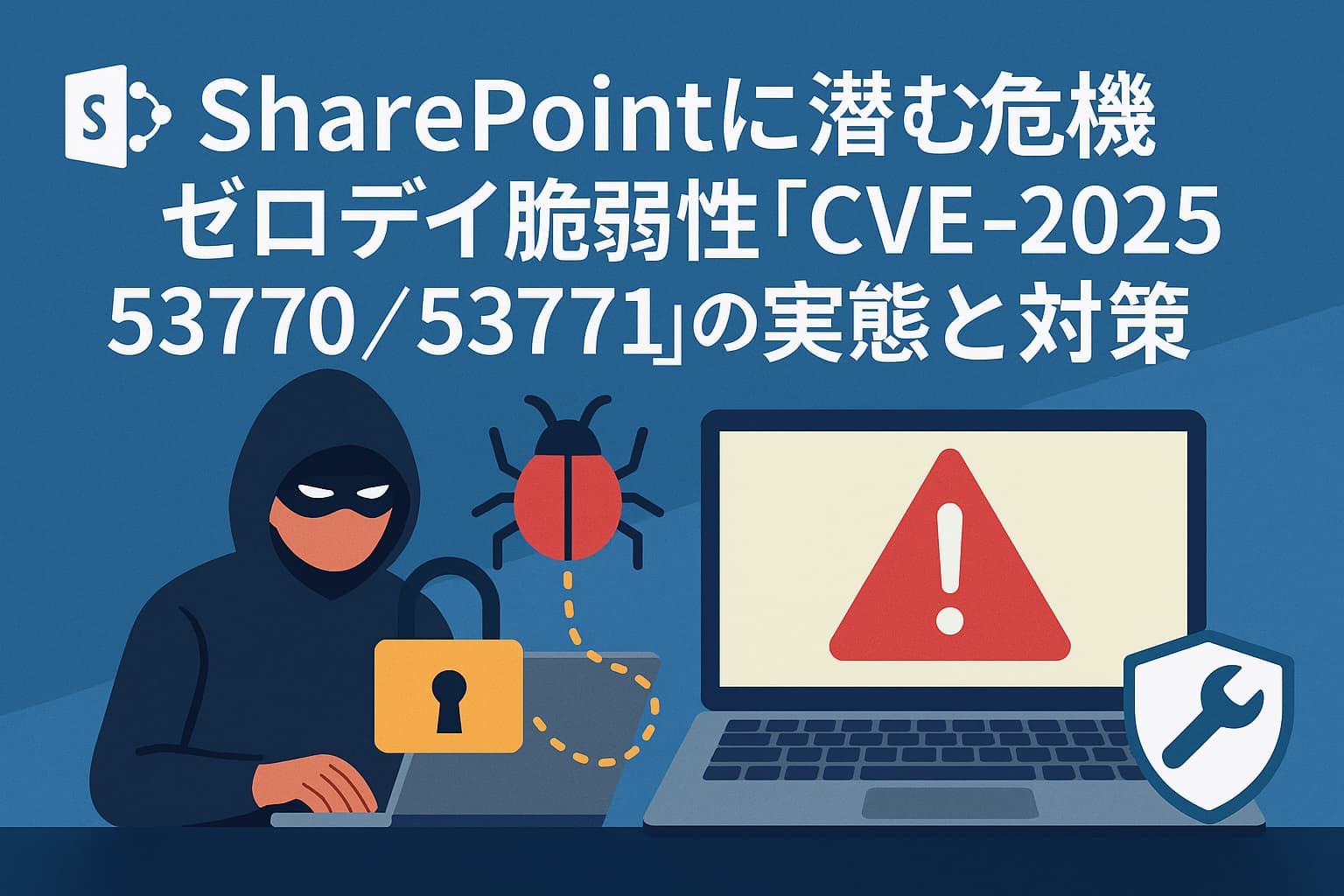 SharePointに潜む危機：ゼロデイ脆弱性「CVE-2025-53770／53771」の実態と対策