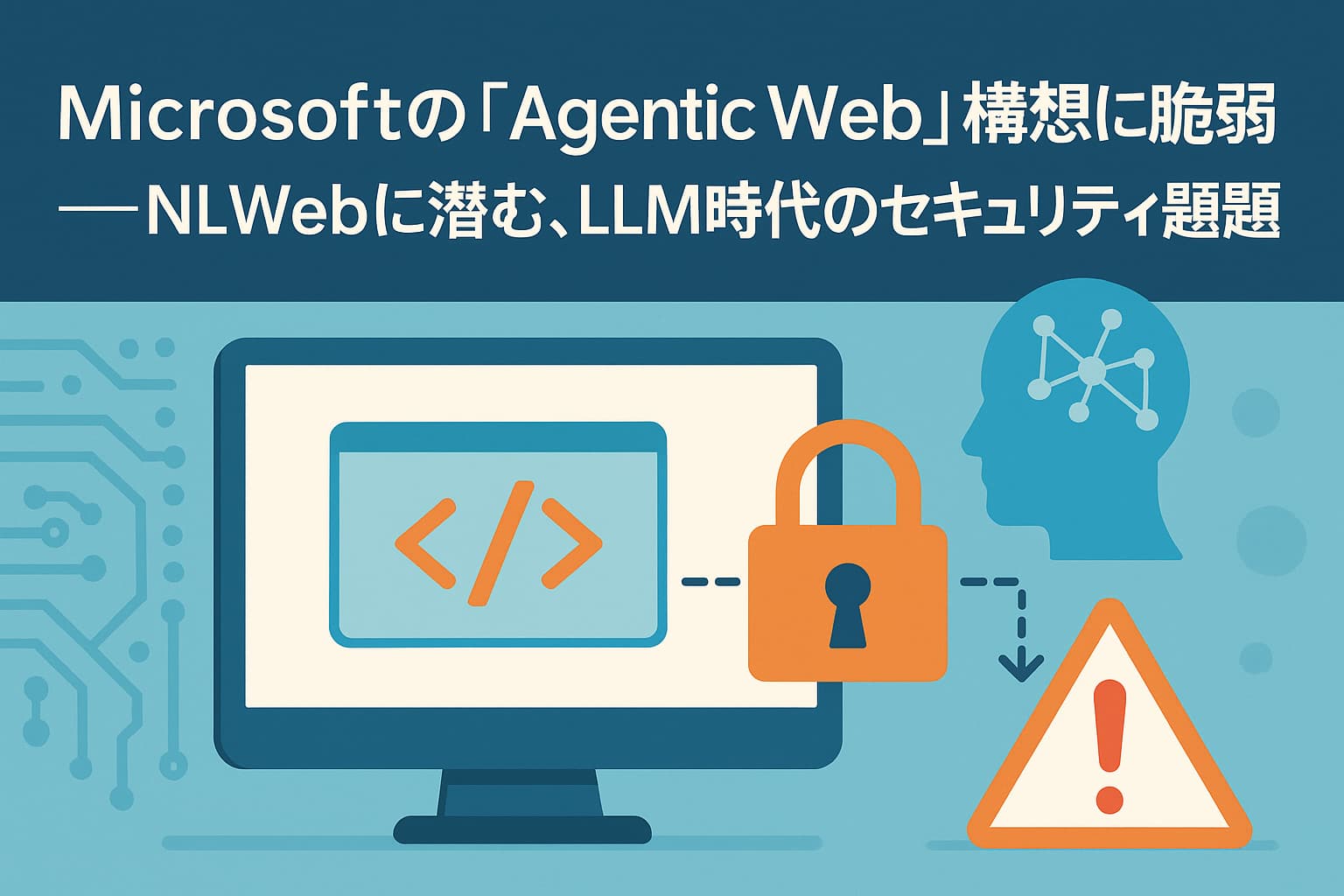 Microsoftの「Agentic Web」構想に脆弱性──NLWebに潜む、LLM時代のセキュリティ課題とは？