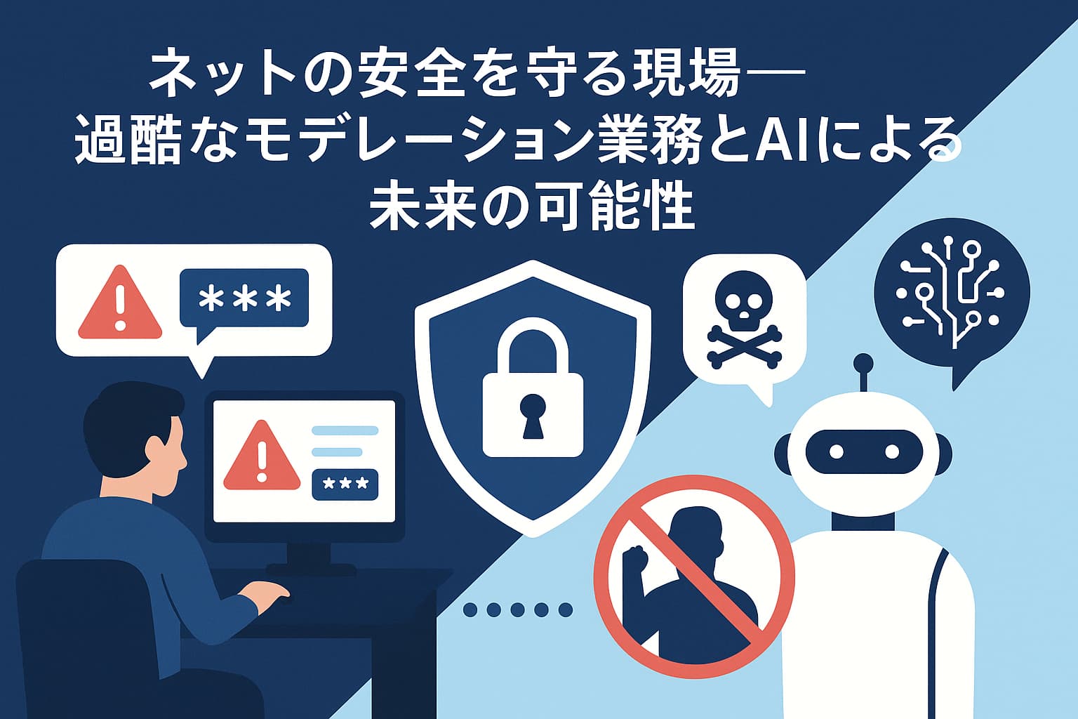 ネットの安全を守る現場──過酷なモデレーション業務とAIによる未来の可能性