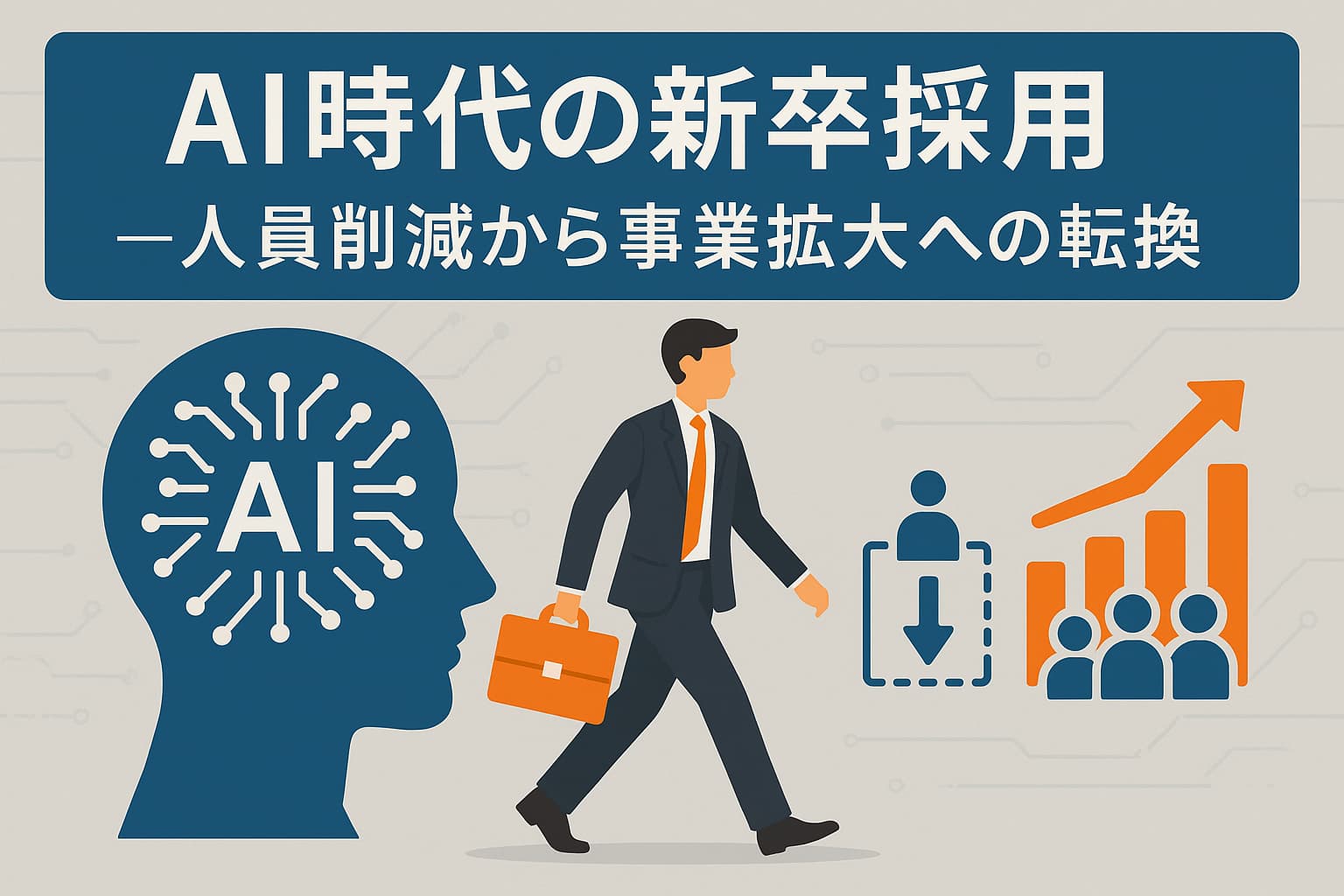 AI時代の新卒採用──人員削減から事業拡大への転換