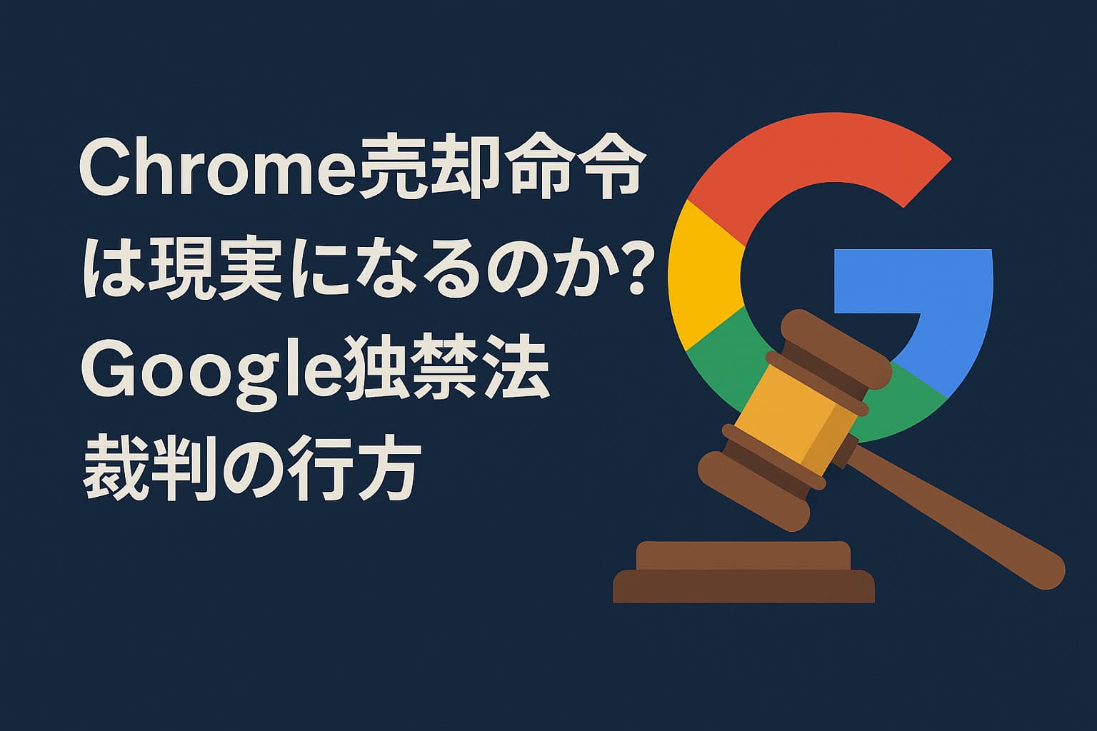 Chrome売却命令は現実になるのか？Google独禁法裁判の行方