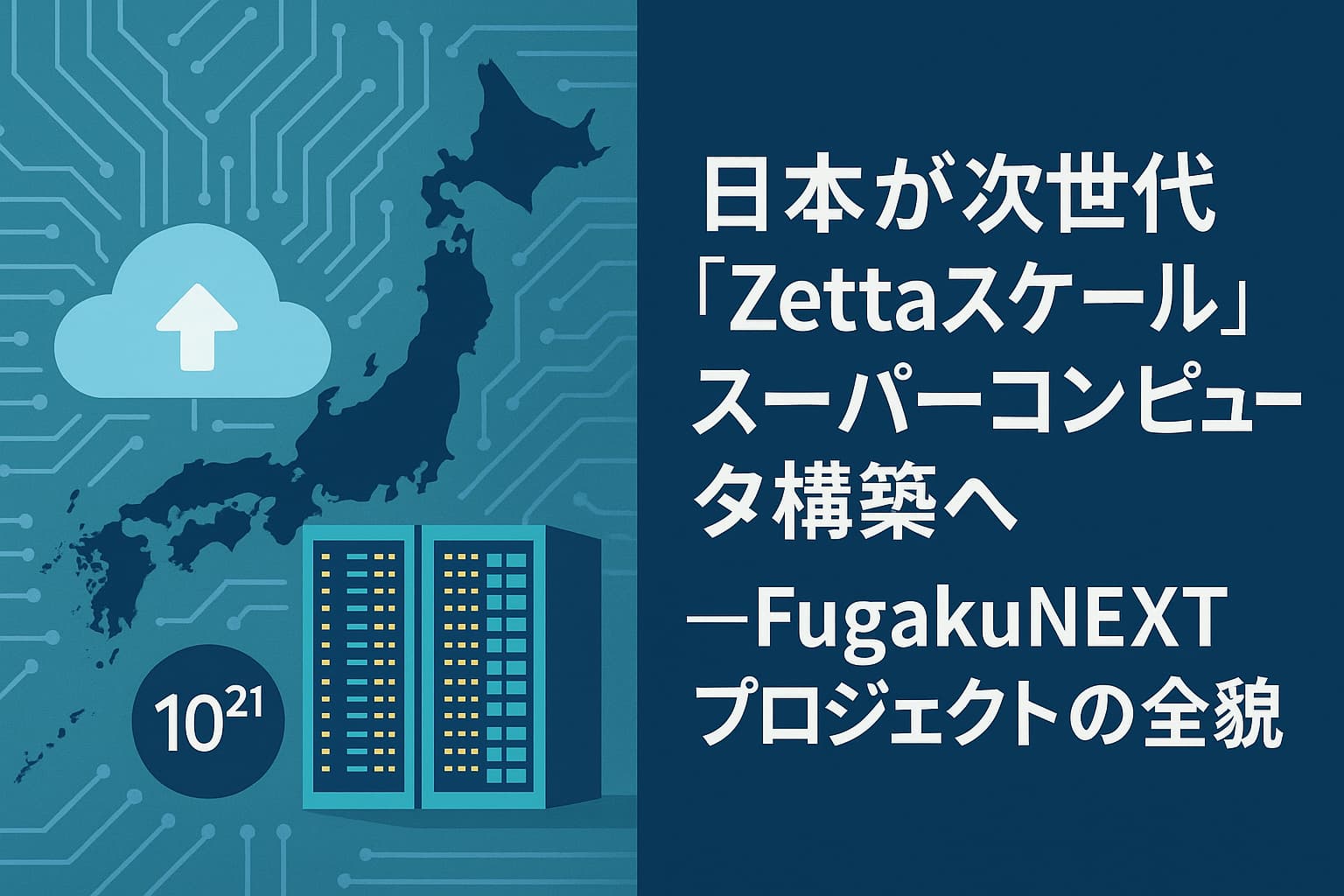 日本が次世代「Zettaスケール」スーパーコンピュータ構築へ──FugakuNEXTプロジェクトの全貌