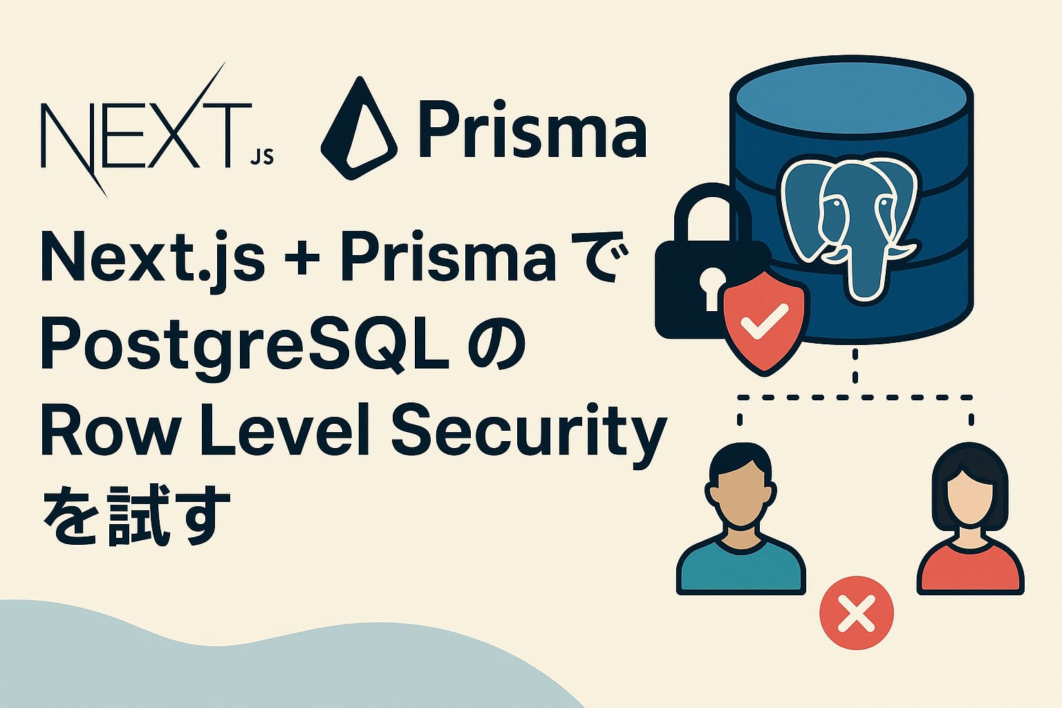 Next.js + Prisma で PostgreSQL の Row Level Security を試す