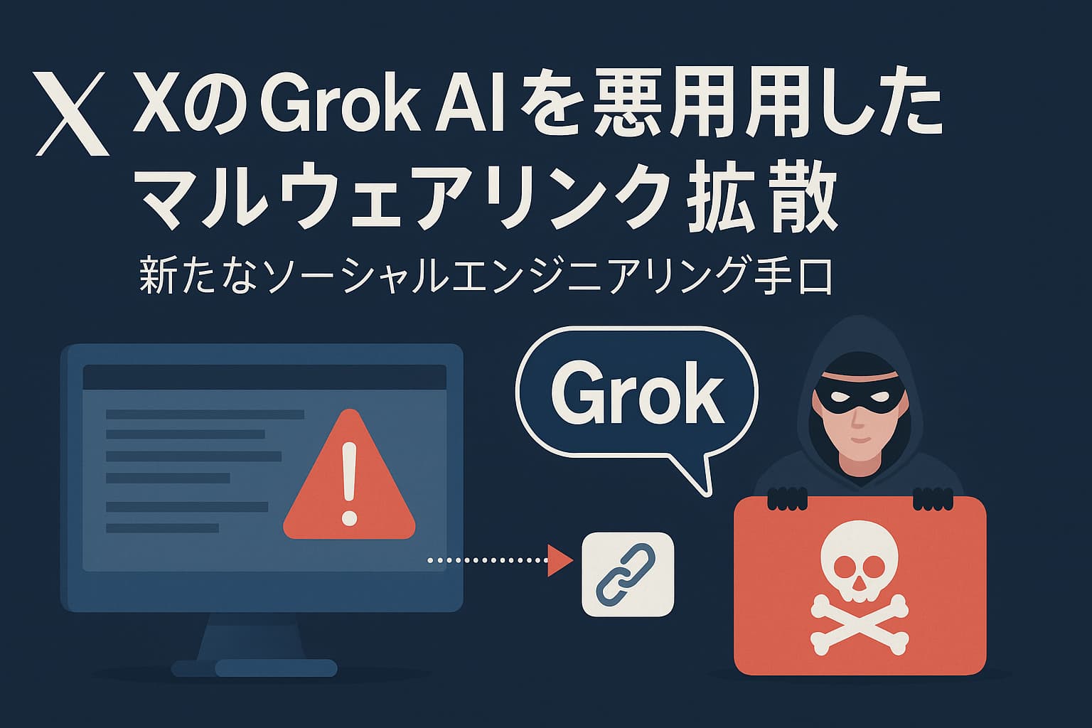 XのGrok AIを悪用したマルウェアリンク拡散 ― 新たなソーシャルエンジニアリング手口