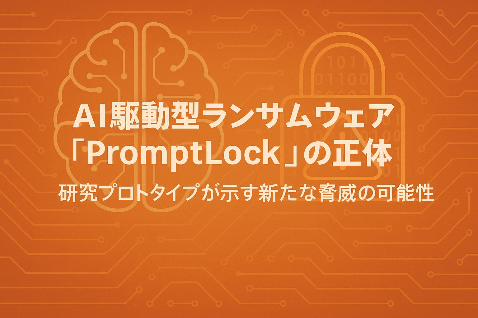 AI駆動型ランサムウェア「PromptLock」の正体 ― 研究プロトタイプが示す新たな脅威の可能性