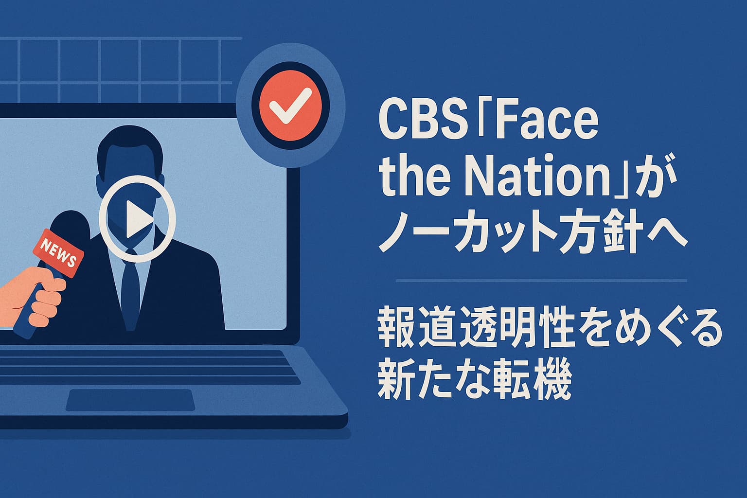 CBS「Face the Nation」がノーカット方針へ ― 報道透明性をめぐる新たな転機
