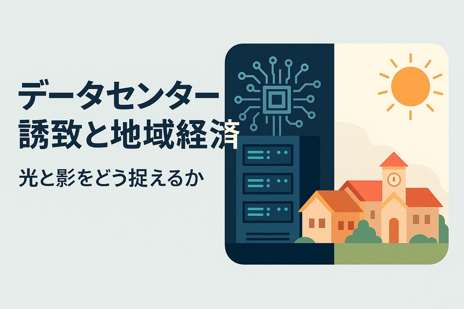 データセンター誘致と地域経済 ― 光と影をどう捉えるか