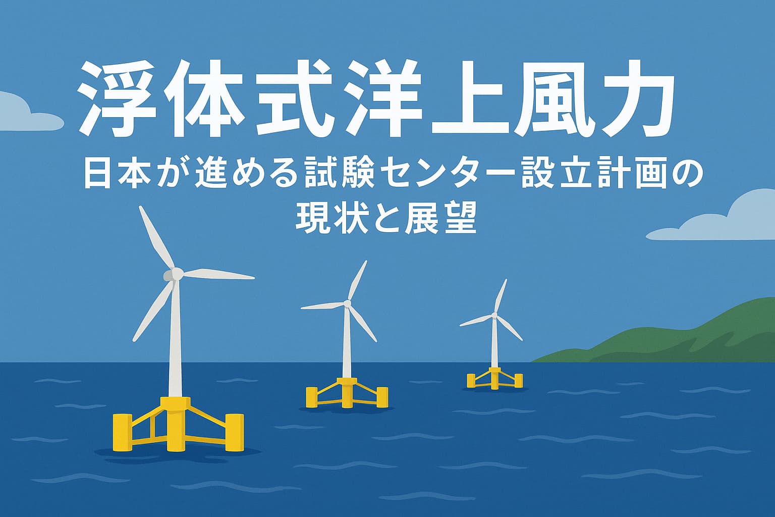 浮体式洋上風力 ― 日本が進める試験センター設立計画の現状と展望