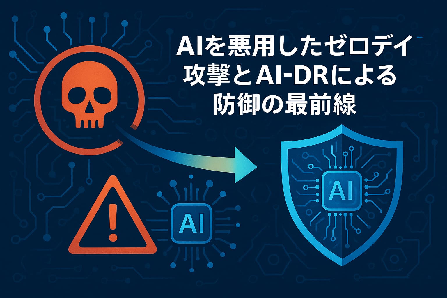 AIを悪用したゼロデイ攻撃とAI-DRによる防御の最前線
