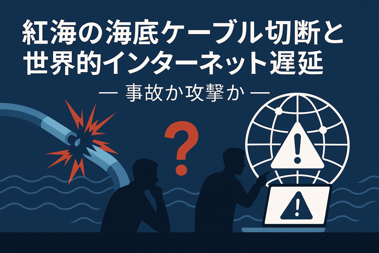 紅海の海底ケーブル切断と世界的インターネット遅延 ― 事故か攻撃か