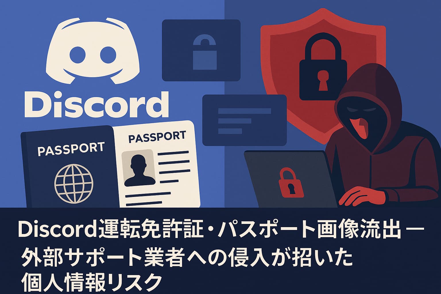 Discord運転免許証・パスポート画像流出 — 外部サポート業者への侵入が招いた個人情報リスク