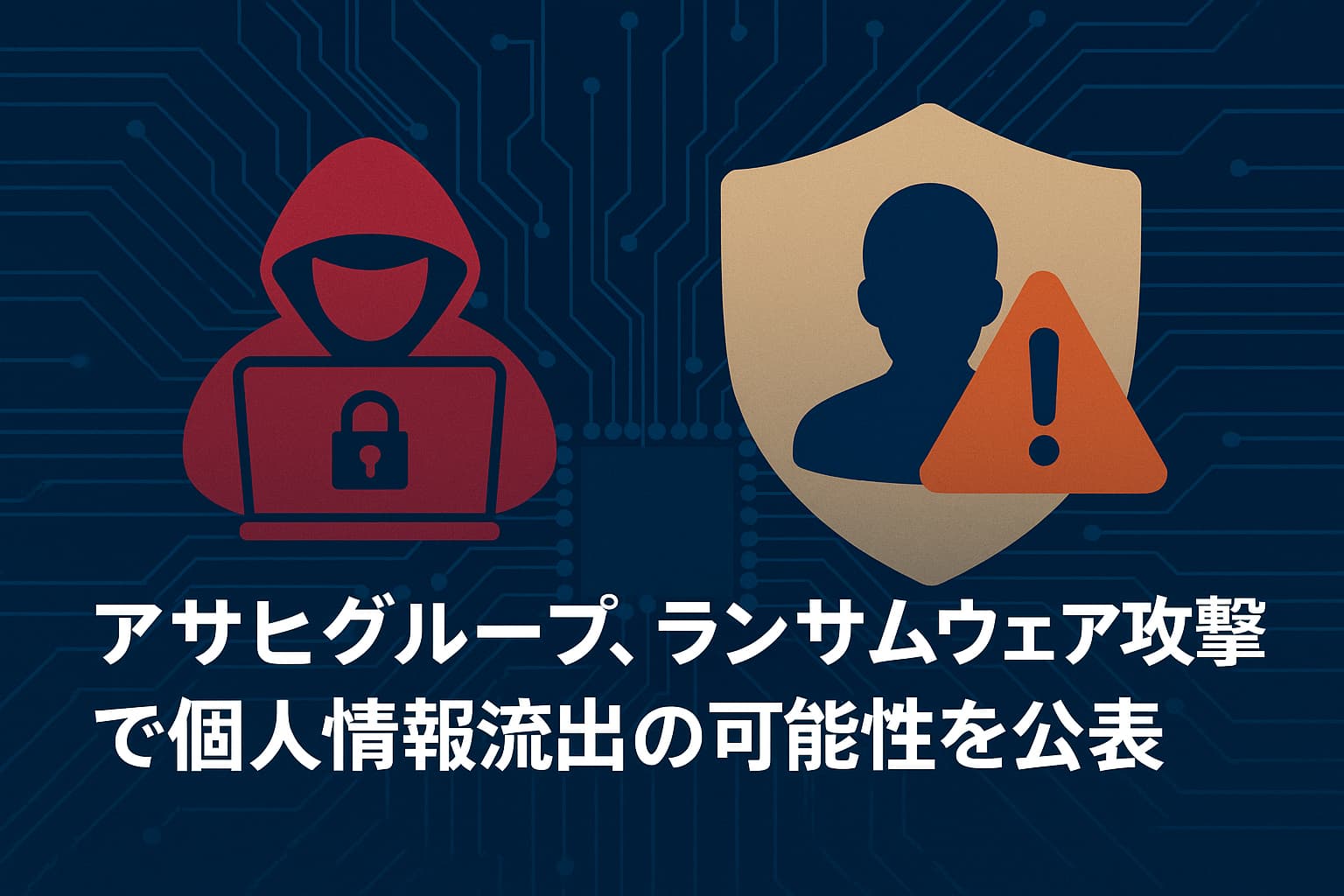 アサヒグループ、ランサムウェア攻撃で個人情報流出の可能性を公表