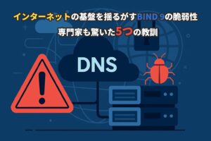 インターネットの基盤を揺るがすBIND 9の脆弱性:専門家も驚いた5つの教訓
