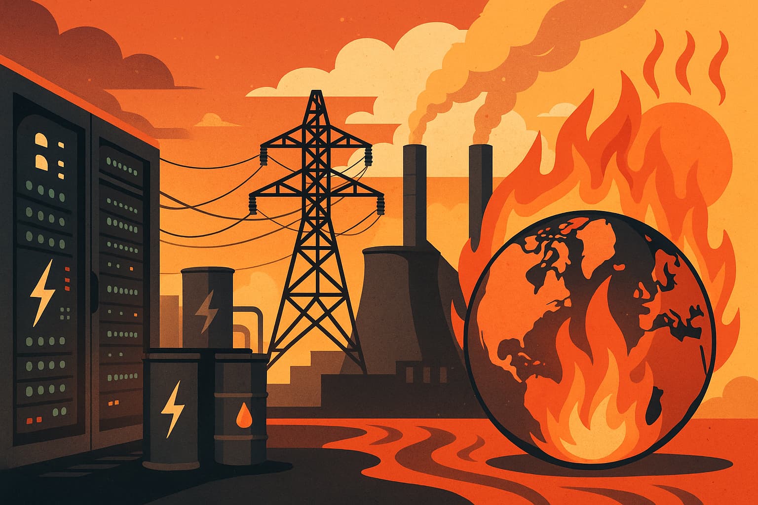 AI需要が生むエネルギー危機 ― Gartner予測が示すデータセンター電力爆増と社会的副作用