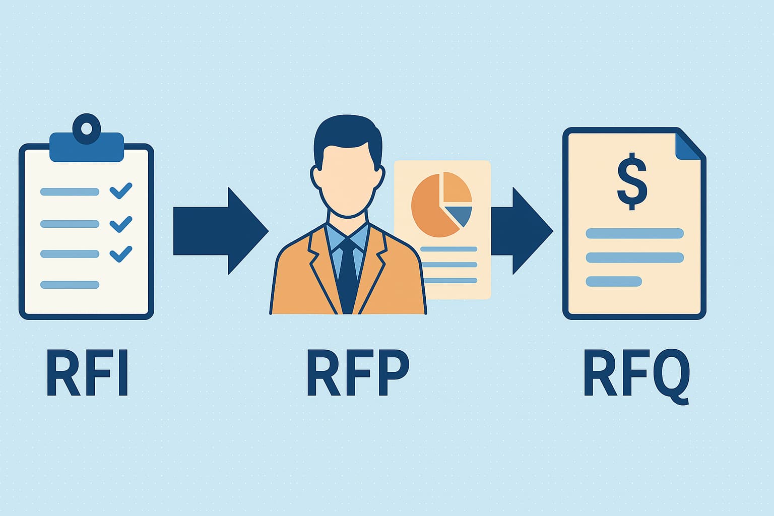 RFI・RFP・RFQとは? IT調達で使われる3つの文書をわかりやすく整理